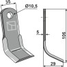 Couteau-Y 106x35mm - AS - E12782