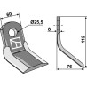 Couteau-Y 112x60mm - Vogel u. Noot - 9300000029