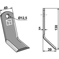 Couteau-Y 130x40mm - Caroni - 5001250