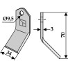 Couteau-Y 70x34mm - Bomford