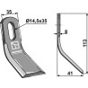 Couteau-Y 113x35mm - Bomford - 09.528.01
