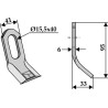 Couteau-Y 95x41mm - Bomford - 7190166Z