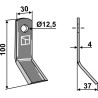 Couteau-Y 100x30mm - B.C.S. - 93581