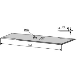 Couteau broyeur de paille - Biso - 28.801.401.0011