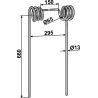 Dent de paille Ø13mm - Lemken - 35310054