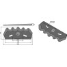 Couteau pour mélangeurs de fourrage - revêtement carbure, gauche - Strautmann - 60503502