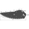 Couteau pour mélangeurs de fourrage - Shelbourne-Reynolds - 61059902