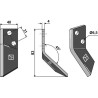 Couteau pour mélangeurs de fourrage, droit - DeLaval - 94832601