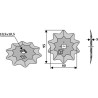 Couteau pour mélangeurs de fourrage - DeLaval - 94689530 / 94832301