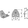 Couteau pour mélangeurs de fourrage - Himel - 3000472 - 3000656