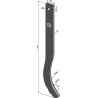 Dent de cultivateur  - 810mm