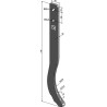 Dent de cultivateur - 750mm