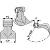 Marteau broyeur 100x75mm - Dragone - 3045/46