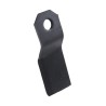 Couteau-broyeur torsadé 195x100mm - court - droit - Szolnoki - 268-RZ3