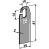 Couteau de scarificateur 87x30mm - Amazone - 8746000