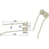 Dent de fenaison Ø9 - gauche - PZ-Zweegers - PZ 107