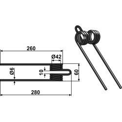 Dent andaineur Ø6 - Farendløse - 5-033 / 66221000