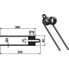 Dent andaineur Ø6 - Farendløse - 5-033 / 66221000