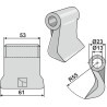 Marteau broyeur 61x53mm - Dücker - 945000902