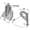 Marteau broyeur 70x10mm - Müthing - MU5