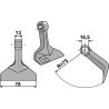 Marteau broyeur 78x13mm - Dragone - 19202652