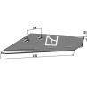 Aileron de rechange pour soc à ailette, gauche - Regent - 871.12.14-2