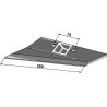 Aileron de rechange pour soc à ailette, gauche - Regent - 871.02.12-2