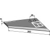 Aileron de rechange - droit - Rabe - GG-10 6342.12.12