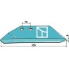 Aileron de rechange - gauche - Rabe - GG-50L 6342.50.05