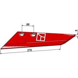 Aileron de rechange - modèle gauche - Niemeyer - 31195