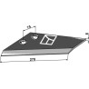 Aileron de rechange - type Landsberg-Pöttinger, gauche - Landsberg - 939.50.221.1