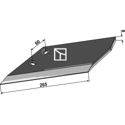 Aileron de rechange - type Doublet Record, gauche - Doublet Record (Serie Mega-Dan) - 423400