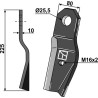 Couteau-broyeur 225x80mm - Röll - 690610