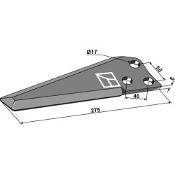 Couteau 275mm - Mc Connel - 1900100