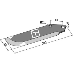 Couteau de scarificateur