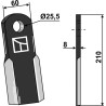 Couteau droit 210x60mm - Maschio / Gaspardo - T40005141