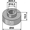 Entretoise 19,8xØ16,5xØ50 - Agram