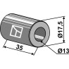 Entretoise 35xØ13xØ17,5 - Agram