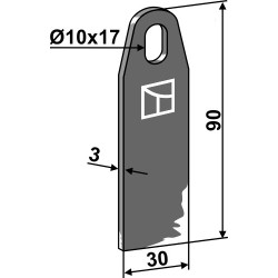 Couteau de scarificateur
