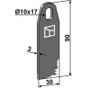 Couteau de scarificateur