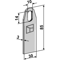 Couteau de scarificateur