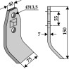 Lame 150x75mm - Taarup - 49304000