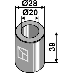 Entretoise 39xØ20xØ28 - Taarup - 40881100