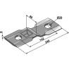 Couteau-broyeur 240x80mm - Seppi
