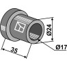 Entretoise interne 35xØ17xØ24 - Noremat - 103032 / 1.37.952NR