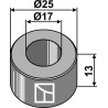 Entretoise 13xØ17xØ25 - Kuhn - JX136263