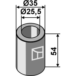 Entretoise 54xØ25,5xØ35 - Nobili - 6061001