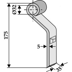Fléau 175x35mm - Agromet