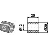 Entretoise en aluminium 25xØ12xØ20 - Rousseau - 5.200.05 - 322005
