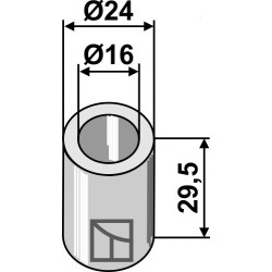 Entretoise 29,5xØ16xØ24 - Kuhn - A5406360